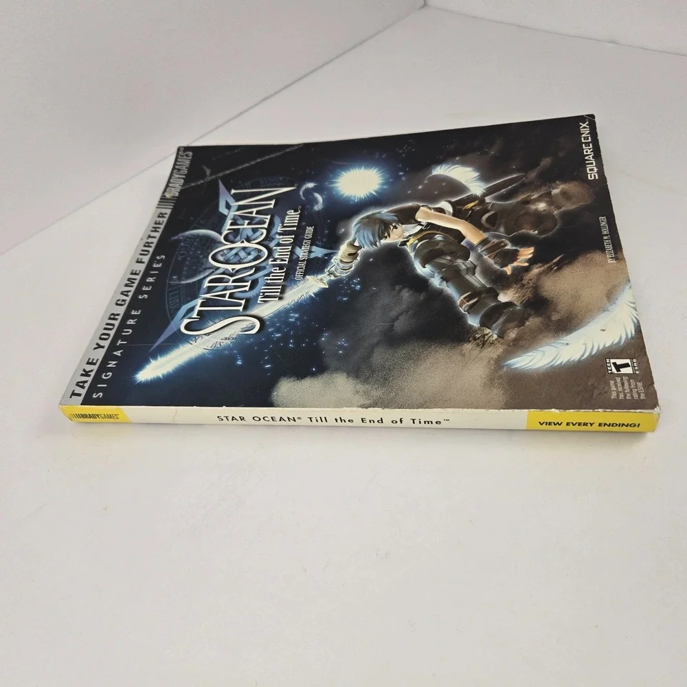 Star Ocean: Till the End of Time Official Strategy Guide Brady PS2 w/ Fold Out!